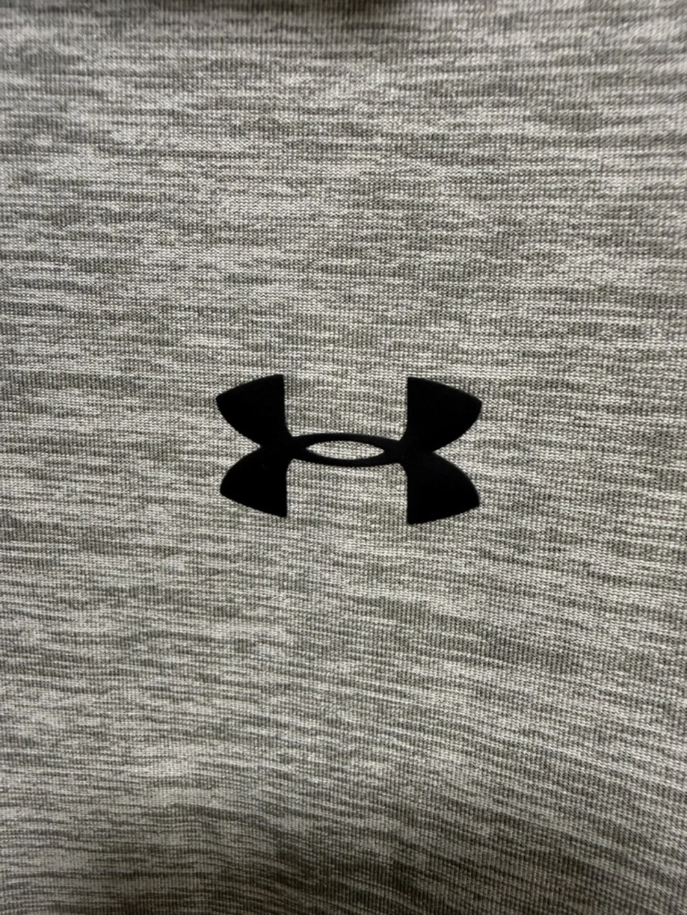 Under Armour HeatGear Polo Gray Loose Fit Performance Golf Shirt Mens LG